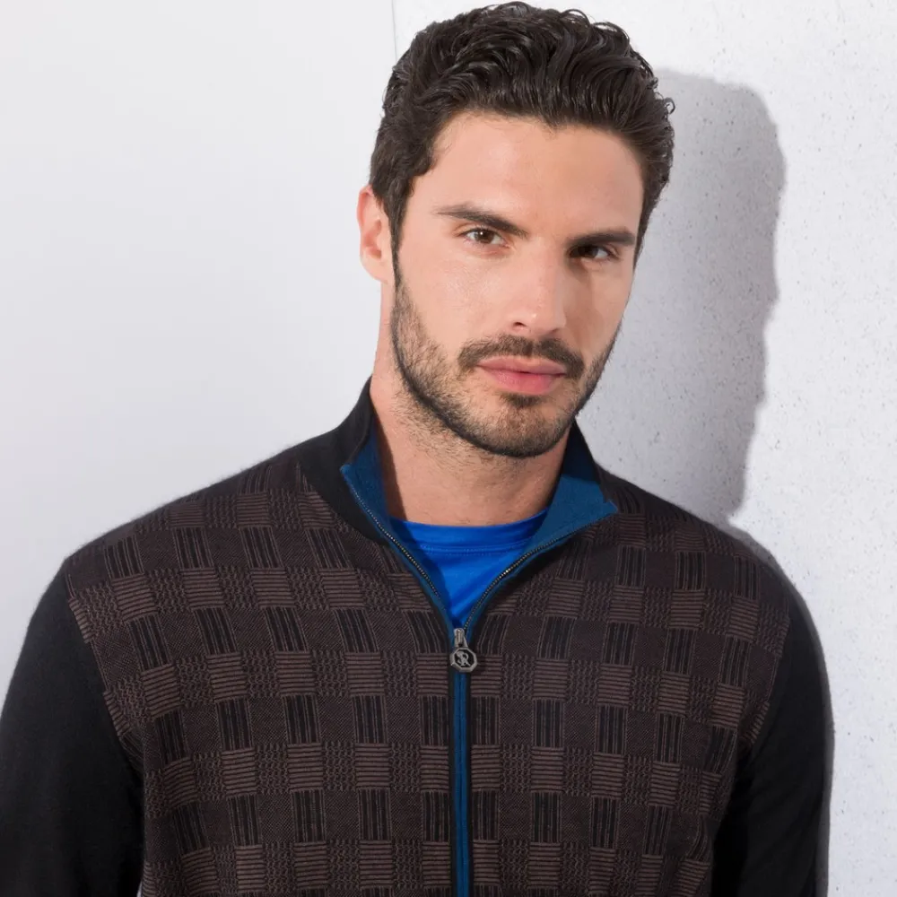 Store Knit Blouson Mens Knitwear
