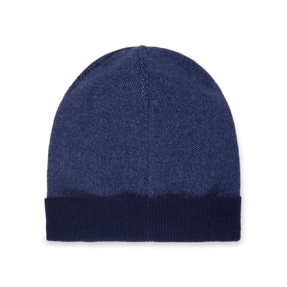 Online Knit Cap With Crocodile Leather Inserts Hats