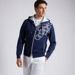 Hot Knit Hooded Jogging Blouson Mens Jogging Suits