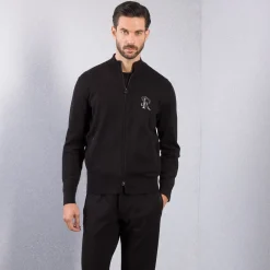 New Knit Jogging Blouson Mens Jogging Suits
