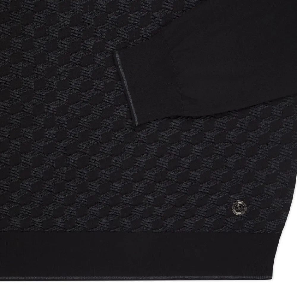 Best Knit Long Sleeve Zip Polo Mens Knitwear