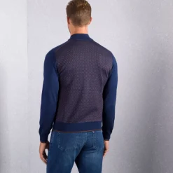 Discount Knit Mockneck Blouson Mens Knitwear