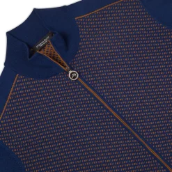 Discount Knit Mockneck Blouson Mens Knitwear