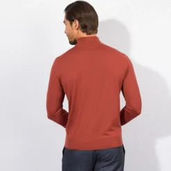 Outlet Knit Mockneck Sweater Mens Knitwear