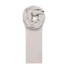 Best Knit Scarf With Crocodile Leather Inserts Scarves