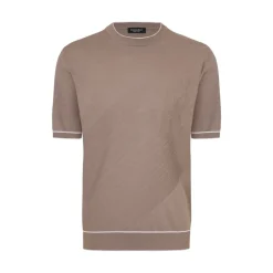 Best Sale Knit Short Sleeve Crewneck Sweater Mens Knitwear