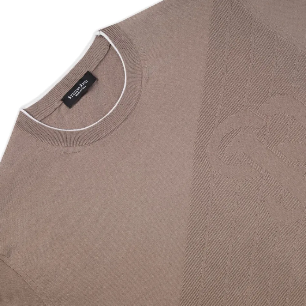 Best Sale Knit Short Sleeve Crewneck Sweater Mens Knitwear