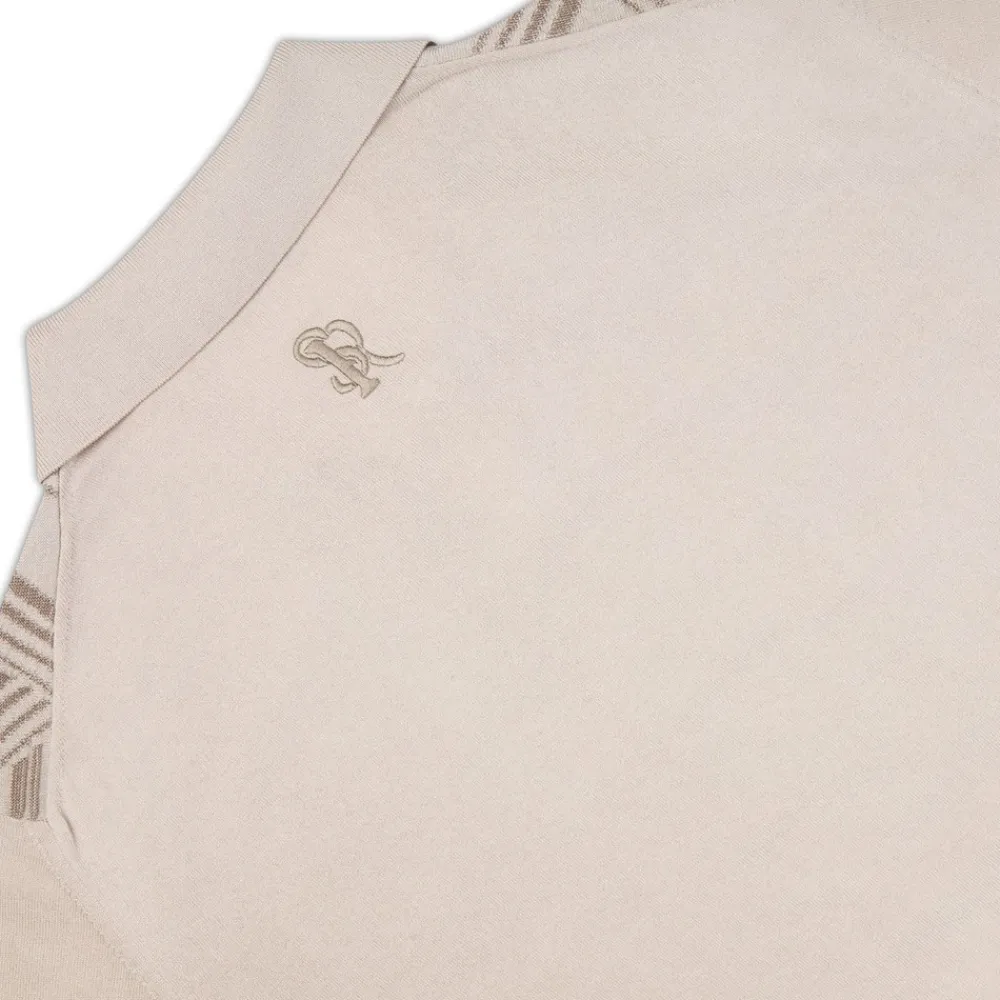 Online Knit Short Sleeve Polo Mens Knitwear