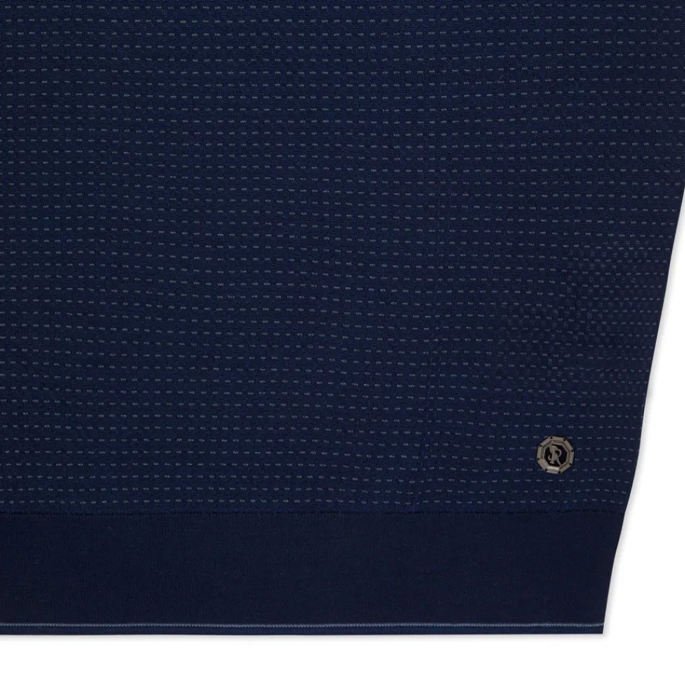 Cheap Knit Short Sleeve Three-Button Polo Mens Knitwear