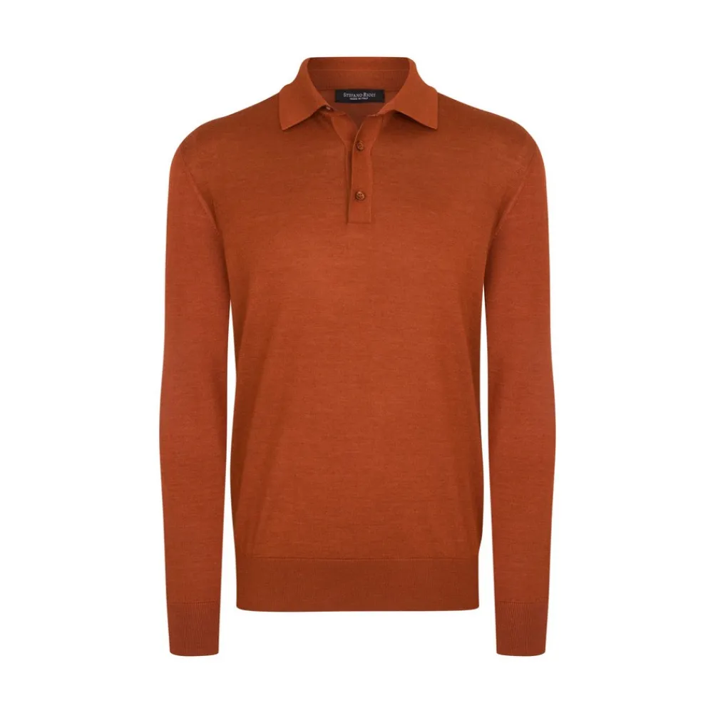 Clearance Knit Three-Button Polo Mens Knitwear