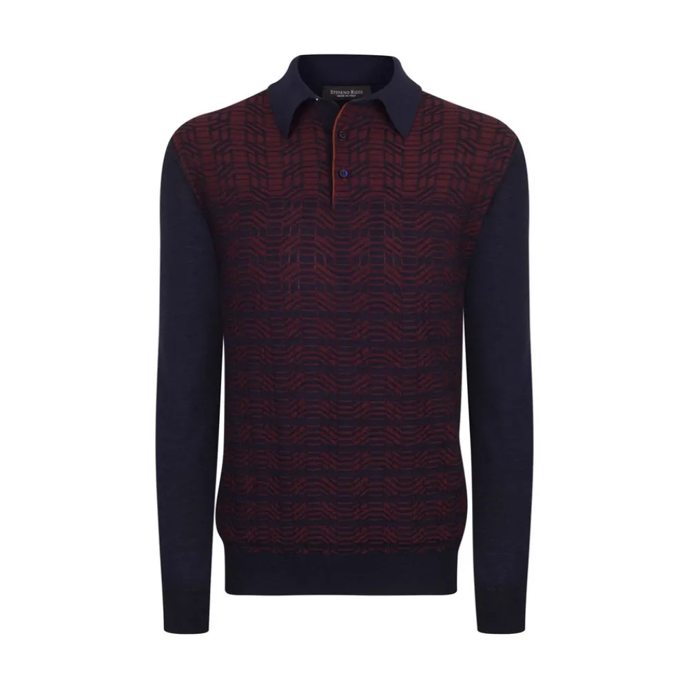 Cheap Knit Three-Button Polo Mens Knitwear