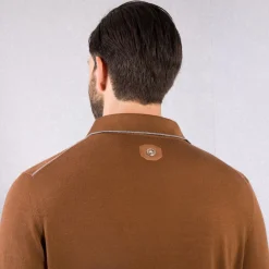 Best Knit Three-Button Polo Mens Knitwear