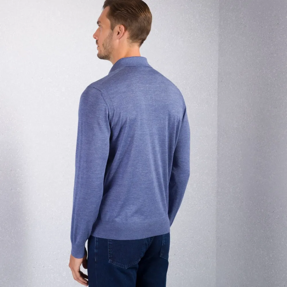 Best Sale Knit Three-Button Polo Mens Last Sizes