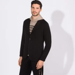 Store Knit Two Button Jacket Mens Last Sizes