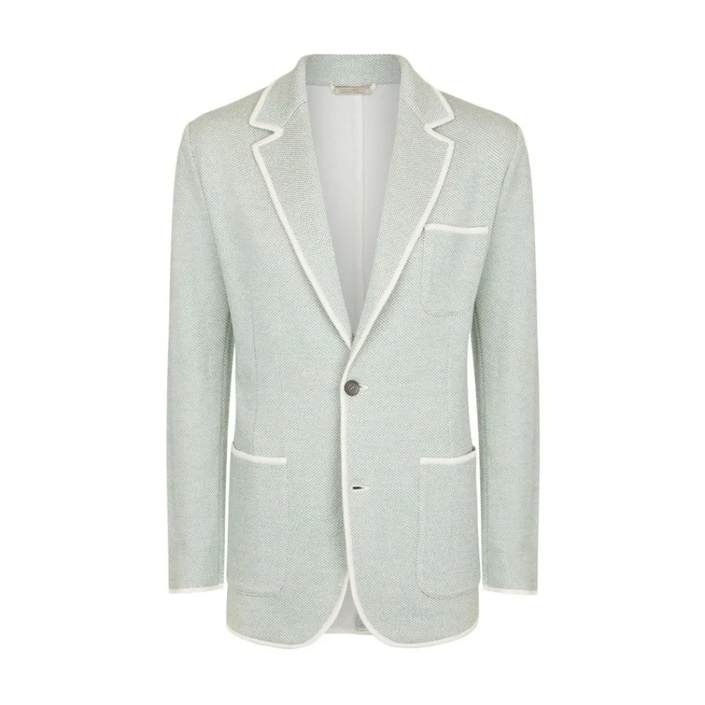 Cheap Knit Two-Button Jacket Mens Knitwear