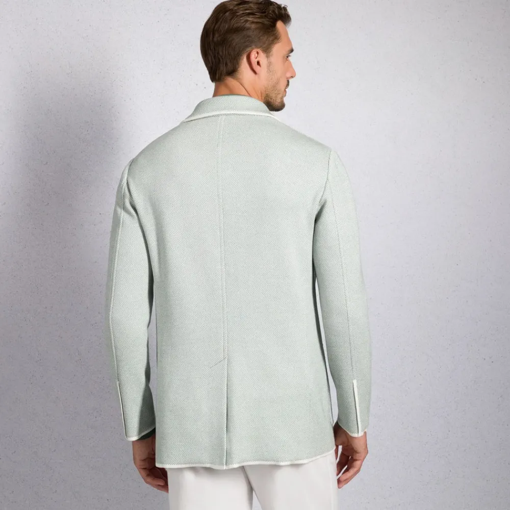 Cheap Knit Two-Button Jacket Mens Knitwear