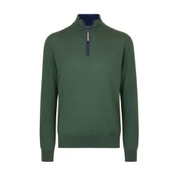 Best Knit Zip Mockneck Sweater Mens Knitwear