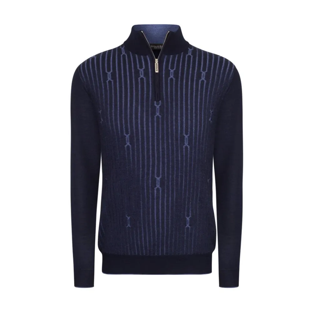 Sale Knit Zip Mockneck Sweater Mens Last Sizes