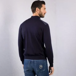 Sale Knit Zip Mockneck Sweater Mens Last Sizes