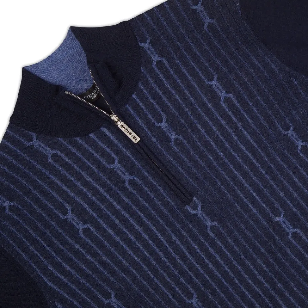 Sale Knit Zip Mockneck Sweater Mens Last Sizes