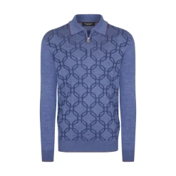 Store Knit Zip Polo Mens Last Sizes