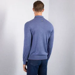 Store Knit Zip Polo Mens Last Sizes