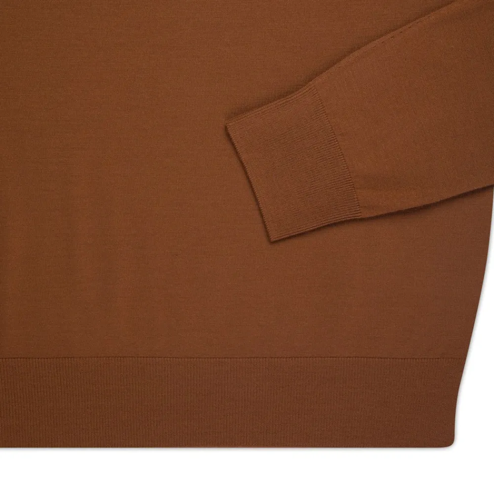 Online Knit Zip Polo Mens Knitwear