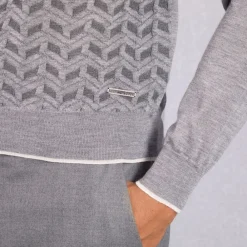 Online Knit Zip Polo Mens Knitwear