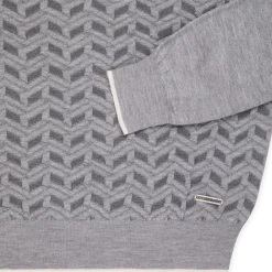 Online Knit Zip Polo Mens Knitwear