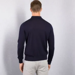 New Knit Zip Polo Mens Knitwear