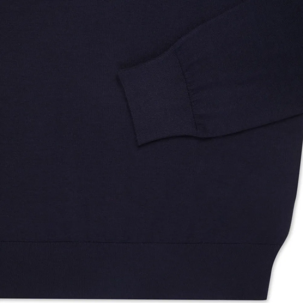New Knit Zip Polo Mens Knitwear