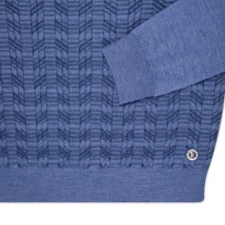 Fashion Knit Zip Polo Mens Last Sizes