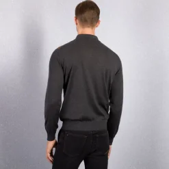 Best Knit Zip Polo Mens Knitwear