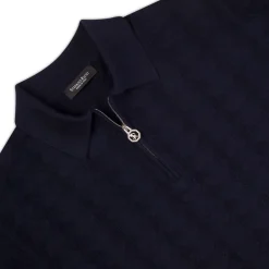 Best Knit Zip Polo Mens Knitwear