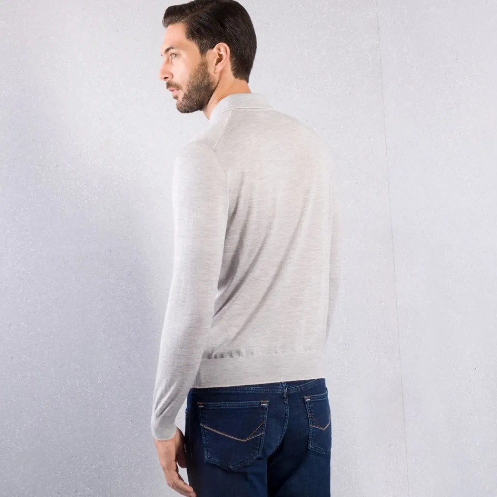New Knit Zip Polo Mens Last Sizes
