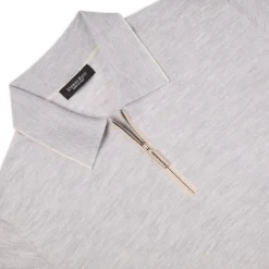 New Knit Zip Polo Mens Last Sizes