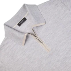 Clearance Knit Zip Polo Mens Last Sizes