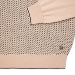 Hot Knit Zip Polo Mens Knitwear