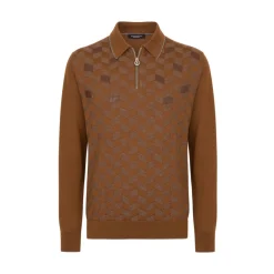 New Knit Zip Polo Mens Last Sizes