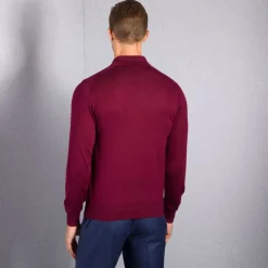 Store Knit Zip Polo Mens Last Sizes