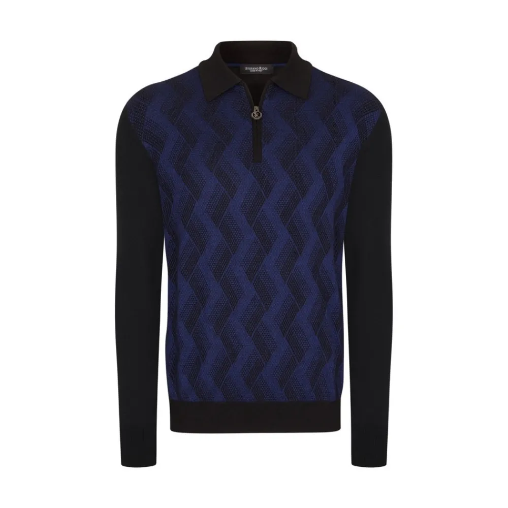 Best Knit Zip Polo Mens Knitwear