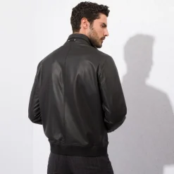 Fashion Lambskin Leather And Shearling Blouson Mens Last Sizes