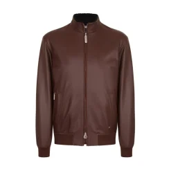 Hot Lambskin Leather And Shearling Blouson Mens Last Sizes