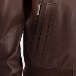 Hot Lambskin Leather And Shearling Blouson Mens Last Sizes
