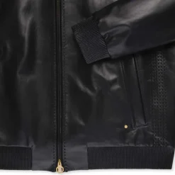 Flash Sale Lambskin Leather Blouson Mens Outerwear
