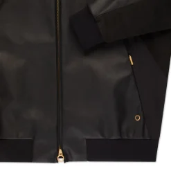 Clearance Lambskin Leather Blouson Mens Outerwear