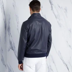 New Lambskin Leather Blouson Mens Outerwear