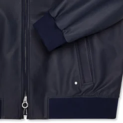 New Lambskin Leather Blouson Mens Outerwear