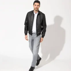 Cheap Lambskin Leather Blouson Mens Outerwear