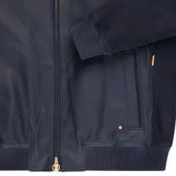 Outlet Lambskin, Shearling And Crocodile Leather Blouson Mens Outerwear